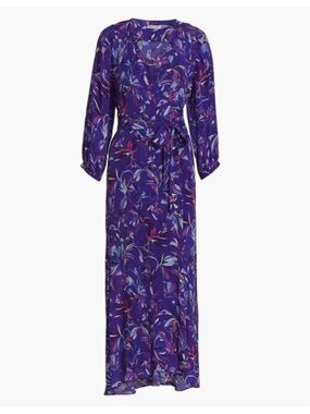 NWT Maria Cher Carhue Denia Wrap-Front Maxi Dress XL